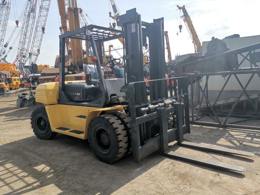 Japan maakte 7 ton Komatsu FD70 gebruikte vorklift met 1200 mm vorklengte en dieselvermogen