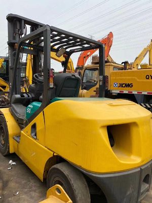 5ton vorklift Komatsu FD50-10 FD50-7 FD50 met handmatige krachtbron en in goede staat