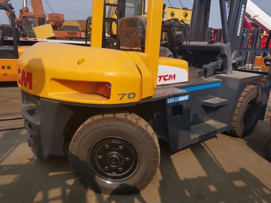 Algemene afmetingen Routine TCM 7 ton gebruikte vorkheftruck met hydraulische afstandsregeling
