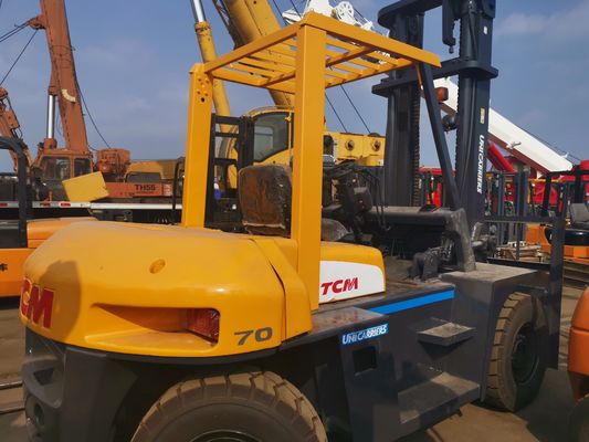 Algemene afmetingen Routine TCM 7 ton gebruikte vorkheftruck met hydraulische afstandsregeling