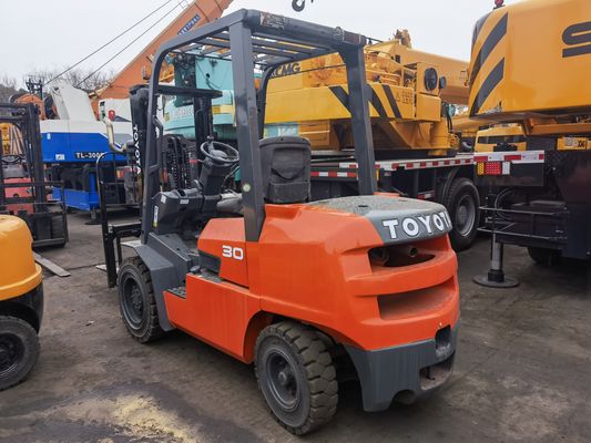 Goedkope gebruikte Toyota FD30 Vorklift 3 Ton met Middencilinder en Vorkbreedte routine