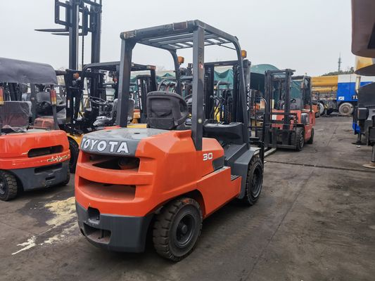 Goedkope gebruikte Toyota FD30 Vorklift 3 Ton met Middencilinder en Vorkbreedte routine