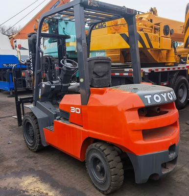 Goedkope gebruikte Toyota FD30 Vorklift 3 Ton met Middencilinder en Vorkbreedte routine