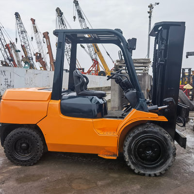 Gebruikte Toyota 7F50 Vorklift 3 Tons 5 Tons 7 Tons Japanse Band met Routine Vork Breedte