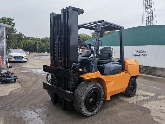 Gebruikte Toyota 7F50 Vorklift 3 Tons 5 Tons 7 Tons Japanse Band met Routine Vork Breedte