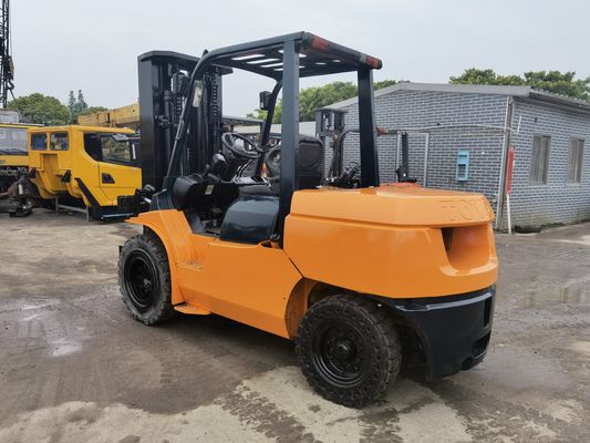 Gebruikte Toyota 7F50 Vorklift 3 Tons 5 Tons 7 Tons Japanse Band met Routine Vork Breedte