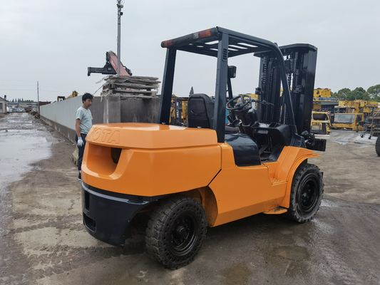 Gebruikte Toyota 7F50 Vorklift 3 Tons 5 Tons 7 Tons Japanse Band met Routine Vork Breedte