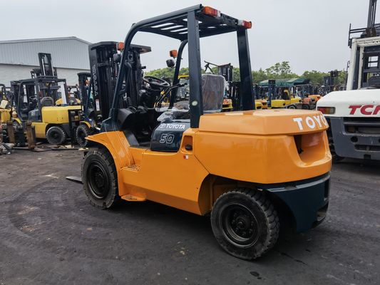 Maak Toyota 5 ton vorkhef Gebruikt FD50 7f50 8f30 3 ton vorkhef 5 ton Diesel vorkhef