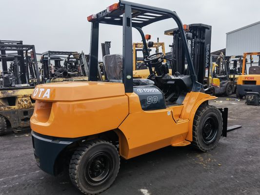 Maak Toyota 5 ton vorkhef Gebruikt FD50 7f50 8f30 3 ton vorkhef 5 ton Diesel vorkhef