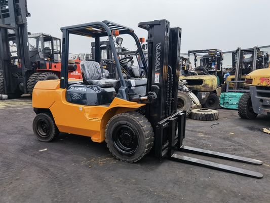 Maak Toyota 5 ton vorkhef Gebruikt FD50 7f50 8f30 3 ton vorkhef 5 ton Diesel vorkhef