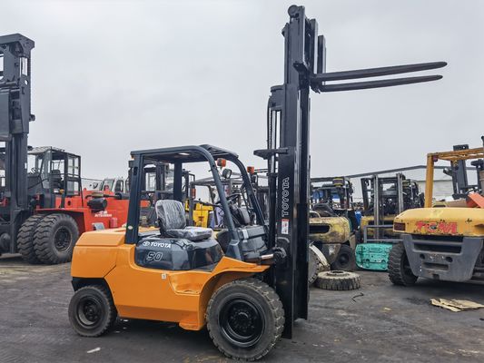 Maak Toyota 5 ton vorkhef Gebruikt FD50 7f50 8f30 3 ton vorkhef 5 ton Diesel vorkhef