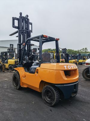 Chinese 4 ton vorkheftruck 5 ton diesel vorkheftruck met 5000 kg gewicht en benzinemotor