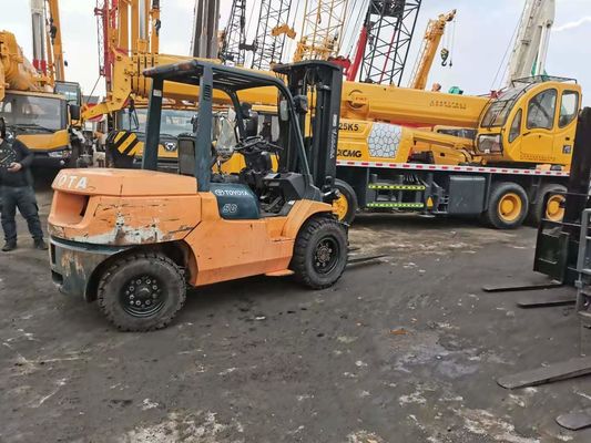Originele verf Toyota Japan 5 ton 7F50 Hydraulische vorklift met vorklengte Routine