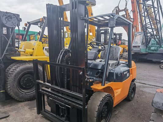 Originele Japanse Toyota FD35 3 ton benzine motor vorkheftruck met routine vorklengte