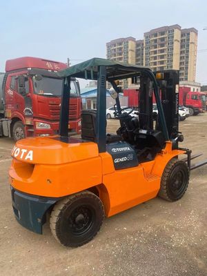 Oorspronkelijke TOYOTA-motor Gebruikte vorklift Toyota 7FD50 3TON 4TON 5TON voor een soepele werking