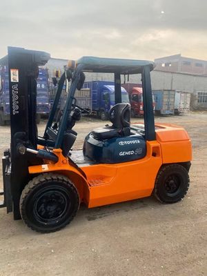 Oorspronkelijke TOYOTA-motor Gebruikte vorklift Toyota 7FD50 3TON 4TON 5TON voor een soepele werking