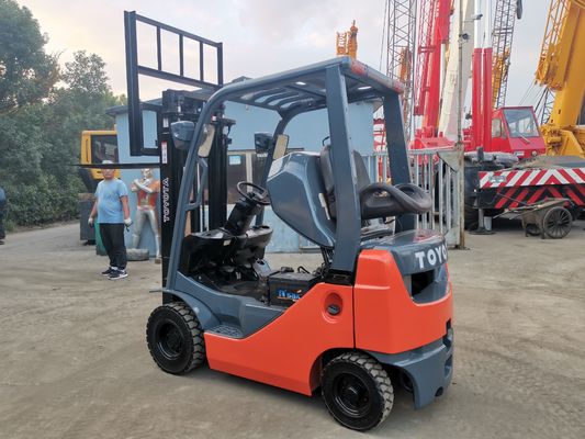 Routine vorkbreedte 1,5 ton Diesel Toyota FD15 vorkheftruck met 2 trappen 3 meter in Shanghai