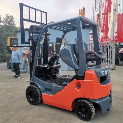 Routine vorkbreedte 1,5 ton Diesel Toyota FD15 vorkheftruck met 2 trappen 3 meter in Shanghai