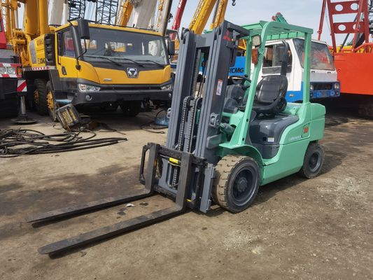 Stabiele werkomstandigheden tweedehands Mitsubishi 3ton FD30 vorkheftruck met 180mm vorkbreedte