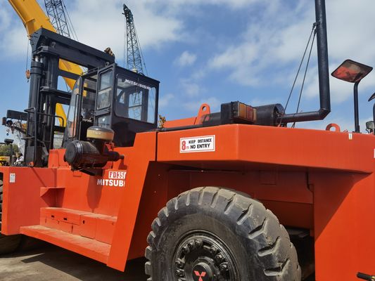 35t Mitsubishi FD350 35 ton vorklift voor bouwmaterialen winkels Vorklengte 3254mm