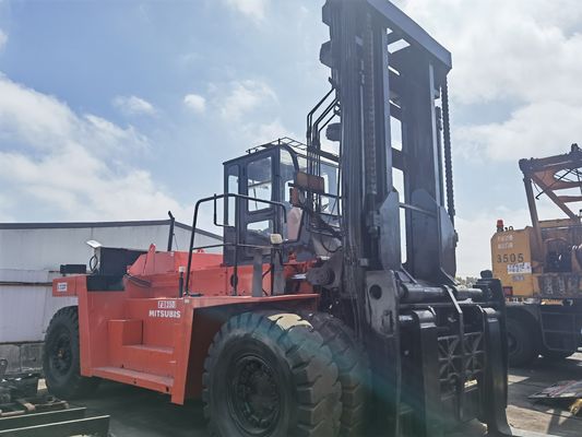 35t Mitsubishi FD350 35 ton vorklift voor bouwmaterialen winkels Vorklengte 3254mm