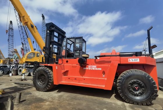 Gebruikte 35t Mitsubishi FD350 vorkheftruck voor bouwmaterialen winkels 15-25 ton diesel