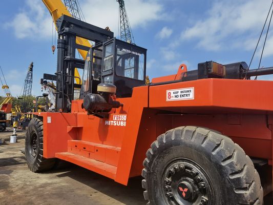 Gebruikte 35t Mitsubishi FD350 vorkheftruck voor bouwmaterialen winkels 15-25 ton diesel