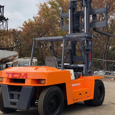 Gebruikte TCM FD100 10 ton diesel vorkhef in goede staat voor voedsel- en drankenproductie