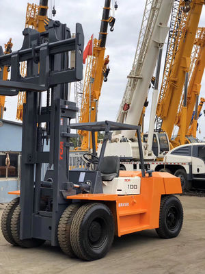 Gebruikte TCM FD100 10 ton diesel vorkhef in goede staat voor voedsel- en drankenproductie