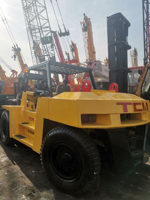 TCM FD100 10 ton Japan originele vorkheftruck in goede staat voor thuis met korting