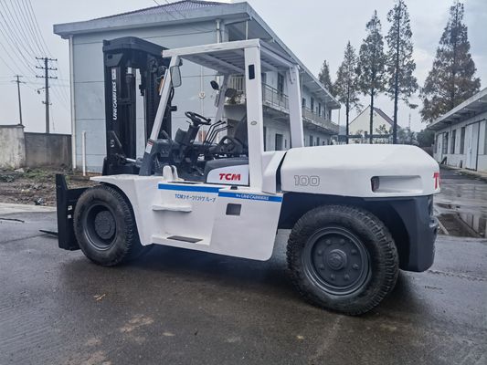 100 ton Toyota gebruikte vorklift in Japan Originele Japan 10 ton grote vorklift TCM FD100