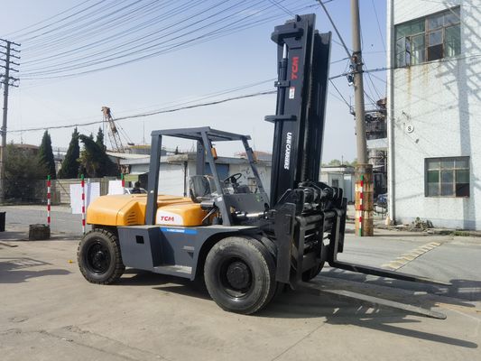 10 ton Diesel Vorklift Japanse TCM Gebruikte FD100 Vorklift met Vorkbreedte Routine Korting