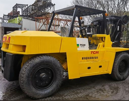 Routine vorkbreedte TCM FD100T 10 ton Hydraulische vorkhef Gebruikte dieselmotor voor Sal