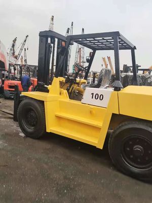 Shanghai Industrial Zone Verkoop Japan Tweedehands TCM 10 Ton FD100 Hoogmast Vorklift