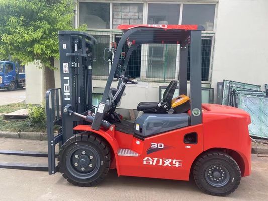 HELI 10Ton Diesel Vorklift CPCD100 met zijdelingse schakelfork positioner in Shanghai Direct