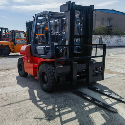 Japan Isuzu Motor 7 Ton Toyota Vorklift met Vork Positionor en Routine Vork Length