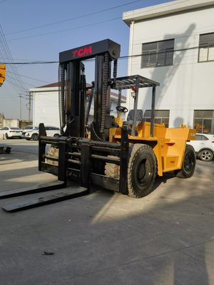 Vorkbreedte Routine TCM FD160 Diesel vorkheftruck 16TON Gebruikt bij drukkerijen in Shanghai