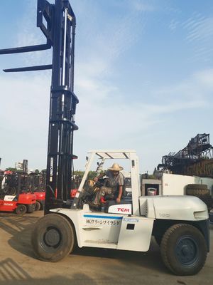 Tweedehands TCM FD100 10 ton diesel vorkheftruck voor de bewerking en efficiëntie van voedingsmiddelen