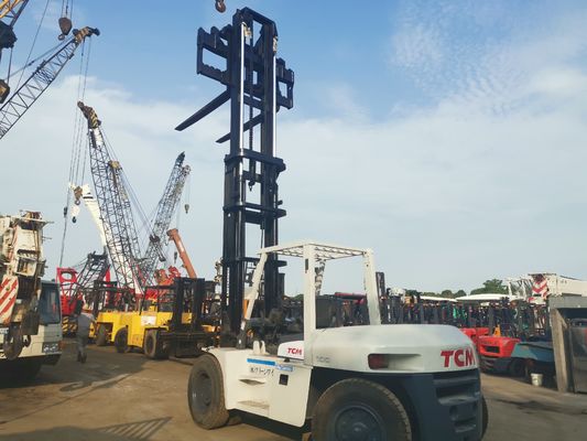Tweedehands TCM FD100 10 ton diesel vorkheftruck voor de bewerking en efficiëntie van voedingsmiddelen