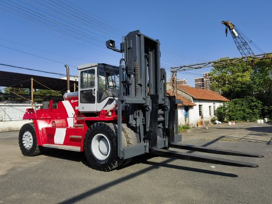 Vorklengte Routine Gebruikte Kalmar 25 ton container Reach Stacker met Vork Positioner