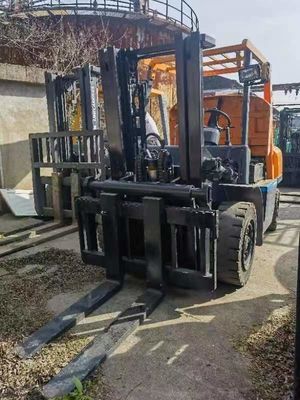 Gebruikte TCM 3 ton 7 ton 10 ton 20 ton diesel vorkheftruck met zijverschuiver en cilinder