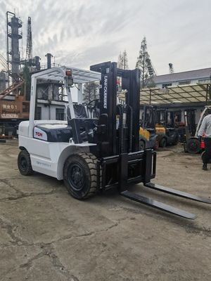 5 ton TCM FD50 Gebruikte vorkheftruck met dieselmotor met laag brandstofverbruik