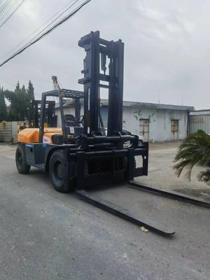 Gewicht KG 10000 kg Goede staat Tcm 10Ton Vorklift FD100 Gebruikte stapler Originele Japan