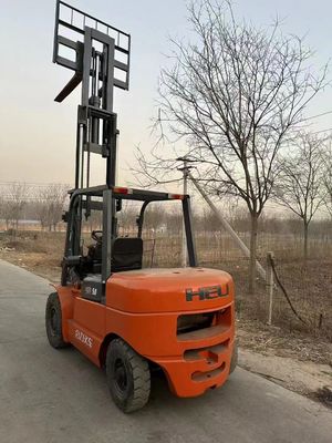 3-stadium heli CPCD50 Gebruikte vorkheftruck 5 ton capaciteit