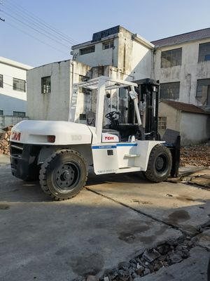 Gebruikte Japan TCM FD100 Diesel Vorklift 10 Ton Warehouse Container Palet Lifting Truck