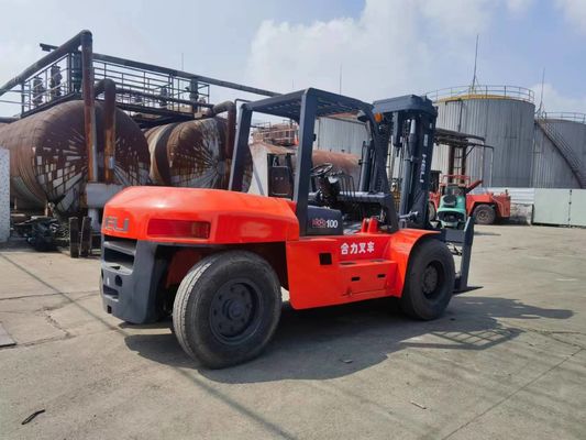 Heli FD100 10 ton Vorklift Gebruikte toestand 10000 kg Gewicht Dieselmotor Energiebron