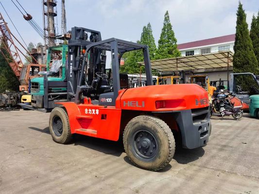 Heli FD100 10 ton Vorklift Gebruikte toestand 10000 kg Gewicht Dieselmotor Energiebron