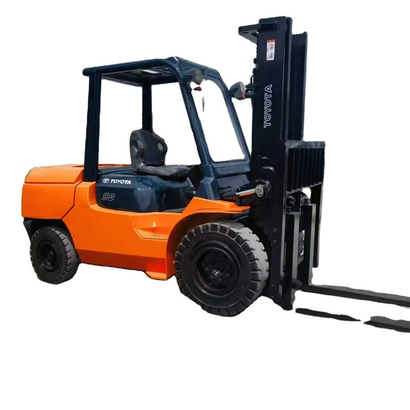 Krachtige dieselmotor 5 ton Toyota vorklift Gebruikte 3 ton 3,5 ton vorklift