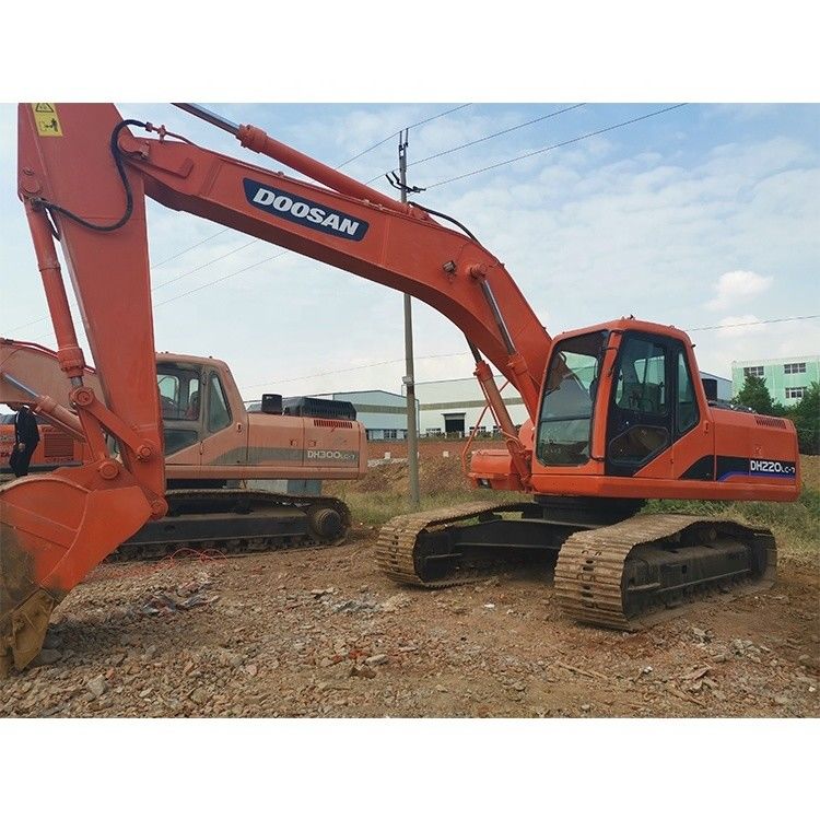 Daewoo 220lc-7 300 420 Gebruikte graafmachine Doosan 220 uit Zuid-Korea met 4m3 Bucket