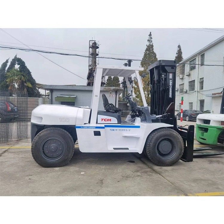 Gebruikte FD100 10T TCM vorklift origineel uit Japan Uitstekend met routine vorklengte